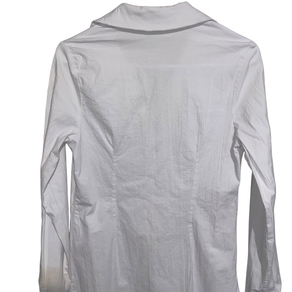 Bucket List Shirt Womens Large Stretch Button Tunic Business Career Office - Picture 6 of 11